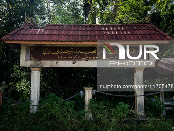 A memorial for the victims of the Tak Bai Incident is at Wadil-Husen Mosque in Pattani. Daily life continues in Tak Bai, Narathiwat, Thailan...