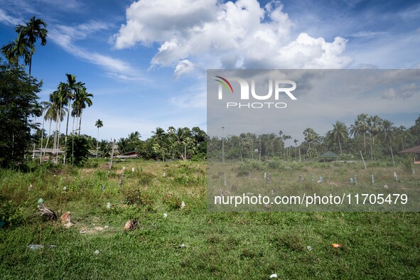 Daily life in Tak Bai, Narathiwat, Thailand, on October 25, 2024. Tak Bai is the site of an incident that results in the death of 85 Muslim...