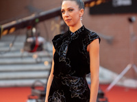 Barbara Chichiarelli attends the ''Supereroi'' red carpet during the 19th Rome Film Festival at Auditorium Parco Della Musica in Rome, Italy...