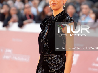 Barbara Chichiarelli attends the ''Supereroi'' red carpet during the 19th Rome Film Festival at Auditorium Parco Della Musica in Rome, Italy...