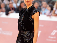 Barbara Chichiarelli attends the ''Supereroi'' red carpet during the 19th Rome Film Festival at Auditorium Parco Della Musica in Rome, Italy...