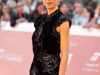 Barbara Chichiarelli attends the ''Supereroi'' red carpet during the 19th Rome Film Festival at Auditorium Parco Della Musica in Rome, Italy...