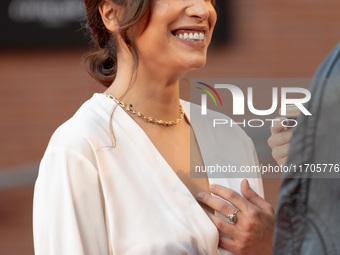 Giorgia Spinelli attends the ''Supereroi'' red carpet during the 19th Rome Film Festival at Auditorium Parco Della Musica in Rome, Italy, on...