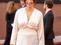 Giorgia Spinelli attends the ''Supereroi'' red carpet during the 19th Rome Film Festival at Auditorium Parco Della Musica in Rome, Italy, on...