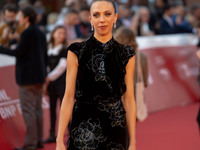 Barbara Chichiarelli attends the ''Supereroi'' red carpet during the 19th Rome Film Festival at Auditorium Parco Della Musica in Rome, Italy...