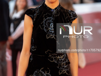 Barbara Chichiarelli attends the ''Supereroi'' red carpet during the 19th Rome Film Festival at Auditorium Parco Della Musica in Rome, Italy...