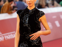 Barbara Chichiarelli attends the ''Supereroi'' red carpet during the 19th Rome Film Festival at Auditorium Parco Della Musica in Rome, Italy...