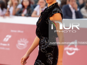 Barbara Chichiarelli attends the ''Supereroi'' red carpet during the 19th Rome Film Festival at Auditorium Parco Della Musica in Rome, Italy...