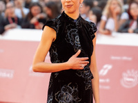 Barbara Chichiarelli attends the ''Supereroi'' red carpet during the 19th Rome Film Festival at Auditorium Parco Della Musica in Rome, Italy...