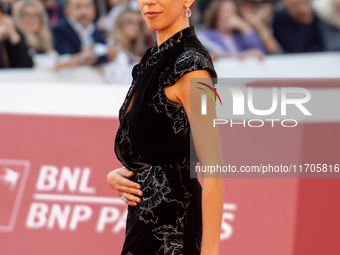 Barbara Chichiarelli attends the ''Supereroi'' red carpet during the 19th Rome Film Festival at Auditorium Parco Della Musica in Rome, Italy...