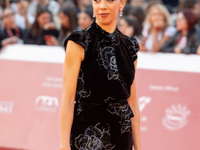 Barbara Chichiarelli attends the ''Supereroi'' red carpet during the 19th Rome Film Festival at Auditorium Parco Della Musica in Rome, Italy...