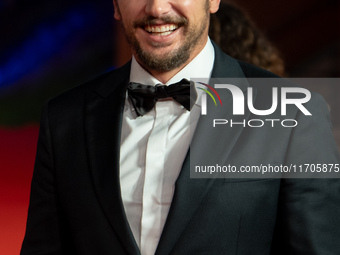 James Franco attends the ''Hey Joe'' red carpet during the 19th Rome Film Festival at Auditorium Parco Della Musica in Rome, Italy, on Octob...