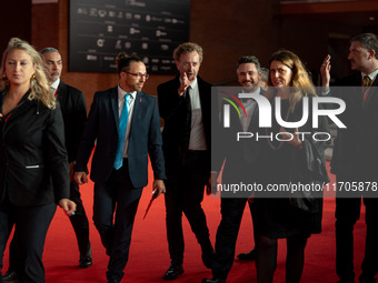 James Franco attends the ''Hey Joe'' red carpet during the 19th Rome Film Festival at Auditorium Parco Della Musica in Rome, Italy, on Octob...