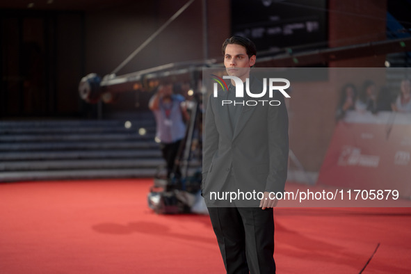 Francesco Di Napoli attends the ''Hey Joe'' red carpet during the 19th Rome Film Festival at Auditorium Parco Della Musica in Rome, Italy, o...