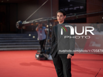 Francesco Di Napoli attends the ''Hey Joe'' red carpet during the 19th Rome Film Festival at Auditorium Parco Della Musica in Rome, Italy, o...