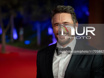 James Franco attends the ''Hey Joe'' red carpet during the 19th Rome Film Festival at Auditorium Parco Della Musica in Rome, Italy, on Octob...