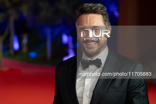 James Franco attends the ''Hey Joe'' red carpet during the 19th Rome Film Festival at Auditorium Parco Della Musica in Rome, Italy, on Octob...