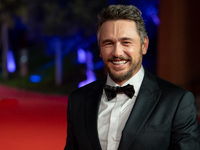 James Franco attends the ''Hey Joe'' red carpet during the 19th Rome Film Festival at Auditorium Parco Della Musica in Rome, Italy, on Octob...