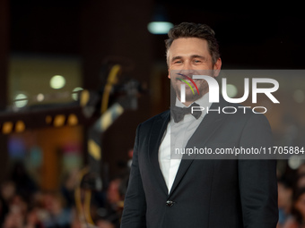 James Franco attends the ''Hey Joe'' red carpet during the 19th Rome Film Festival at Auditorium Parco Della Musica in Rome, Italy, on Octob...