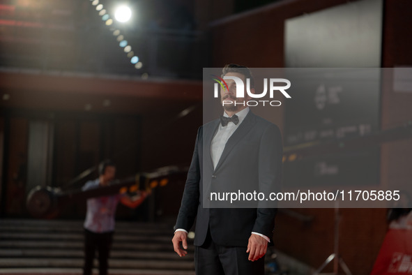 James Franco attends the ''Hey Joe'' red carpet during the 19th Rome Film Festival at Auditorium Parco Della Musica in Rome, Italy, on Octob...