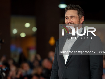 James Franco attends the ''Hey Joe'' red carpet during the 19th Rome Film Festival at Auditorium Parco Della Musica in Rome, Italy, on Octob...