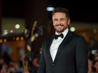 James Franco attends the ''Hey Joe'' red carpet during the 19th Rome Film Festival at Auditorium Parco Della Musica in Rome, Italy, on Octob...