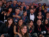 James Franco attends the ''Hey Joe'' red carpet during the 19th Rome Film Festival at Auditorium Parco Della Musica in Rome, Italy, on Octob...