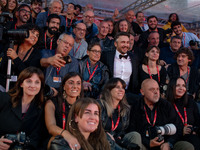 James Franco attends the ''Hey Joe'' red carpet during the 19th Rome Film Festival at Auditorium Parco Della Musica in Rome, Italy, on Octob...