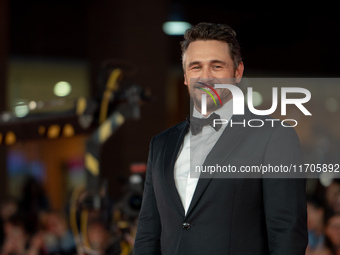 James Franco attends the ''Hey Joe'' red carpet during the 19th Rome Film Festival at Auditorium Parco Della Musica in Rome, Italy, on Octob...