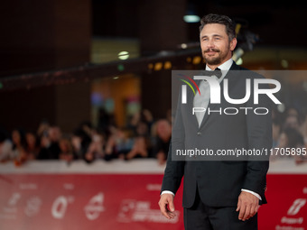 James Franco attends the ''Hey Joe'' red carpet during the 19th Rome Film Festival at Auditorium Parco Della Musica in Rome, Italy, on Octob...