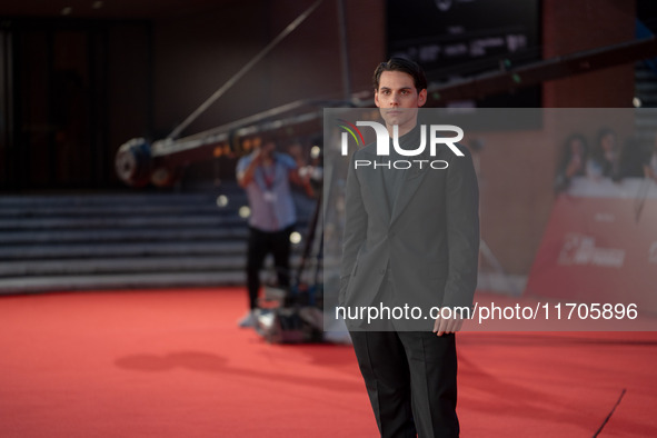 Francesco Di Napoli attends the ''Hey Joe'' red carpet during the 19th Rome Film Festival at Auditorium Parco Della Musica in Rome, Italy, o...