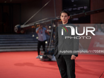 Francesco Di Napoli attends the ''Hey Joe'' red carpet during the 19th Rome Film Festival at Auditorium Parco Della Musica in Rome, Italy, o...