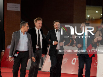 James Franco attends the ''Hey Joe'' red carpet during the 19th Rome Film Festival at Auditorium Parco Della Musica in Rome, Italy, on Octob...