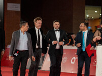 James Franco attends the ''Hey Joe'' red carpet during the 19th Rome Film Festival at Auditorium Parco Della Musica in Rome, Italy, on Octob...