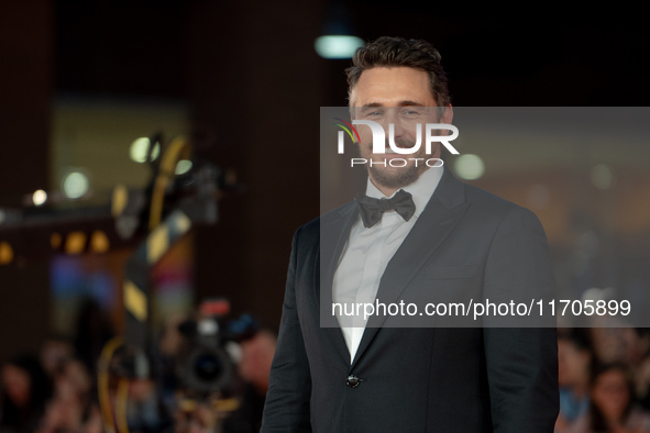 James Franco attends the ''Hey Joe'' red carpet during the 19th Rome Film Festival at Auditorium Parco Della Musica in Rome, Italy, on Octob...