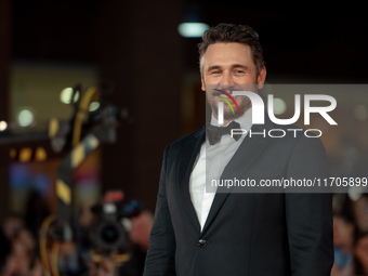 James Franco attends the ''Hey Joe'' red carpet during the 19th Rome Film Festival at Auditorium Parco Della Musica in Rome, Italy, on Octob...