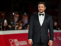 James Franco attends the ''Hey Joe'' red carpet during the 19th Rome Film Festival at Auditorium Parco Della Musica in Rome, Italy, on Octob...