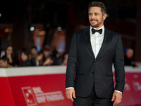 James Franco attends the ''Hey Joe'' red carpet during the 19th Rome Film Festival at Auditorium Parco Della Musica in Rome, Italy, on Octob...