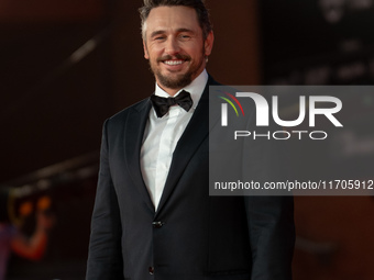 James Franco attends the ''Hey Joe'' red carpet during the 19th Rome Film Festival at Auditorium Parco Della Musica in Rome, Italy, on Octob...