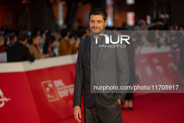 Claudio Giovannesi attends the ''Hey Joe'' red carpet during the 19th Rome Film Festival at Auditorium Parco Della Musica in Rome, Italy, on...