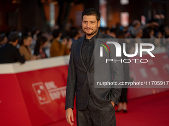 Claudio Giovannesi attends the ''Hey Joe'' red carpet during the 19th Rome Film Festival at Auditorium Parco Della Musica in Rome, Italy, on...