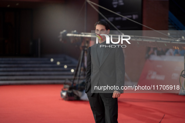 Francesco Di Napoli attends the ''Hey Joe'' red carpet during the 19th Rome Film Festival at Auditorium Parco Della Musica in Rome, Italy, o...