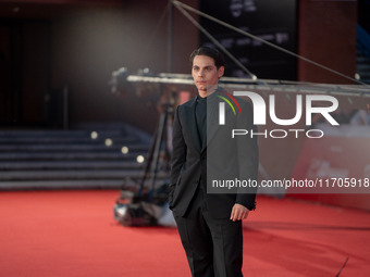 Francesco Di Napoli attends the ''Hey Joe'' red carpet during the 19th Rome Film Festival at Auditorium Parco Della Musica in Rome, Italy, o...