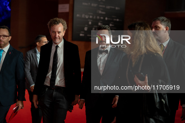 James Franco attends the ''Hey Joe'' red carpet during the 19th Rome Film Festival at Auditorium Parco Della Musica in Rome, Italy, on Octob...