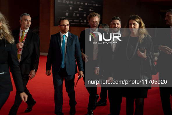 James Franco attends the ''Hey Joe'' red carpet during the 19th Rome Film Festival at Auditorium Parco Della Musica in Rome, Italy, on Octob...