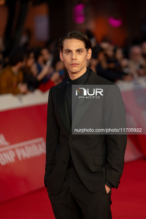 Claudio Giovannesi attends the ''Hey Joe'' red carpet during the 19th Rome Film Festival at Auditorium Parco Della Musica in Rome, Italy, on...