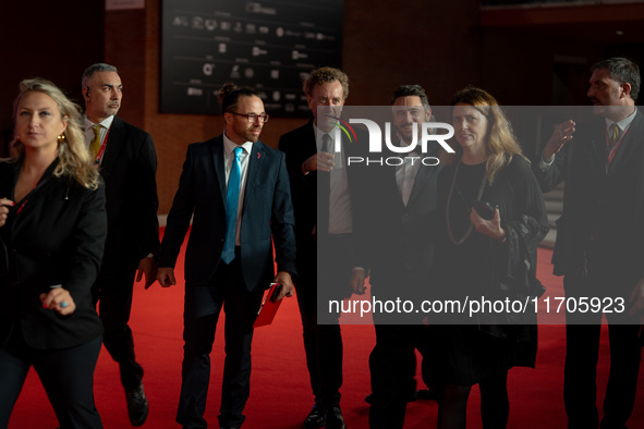 James Franco attends the ''Hey Joe'' red carpet during the 19th Rome Film Festival at Auditorium Parco Della Musica in Rome, Italy, on Octob...