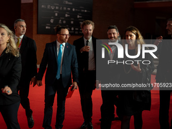 James Franco attends the ''Hey Joe'' red carpet during the 19th Rome Film Festival at Auditorium Parco Della Musica in Rome, Italy, on Octob...