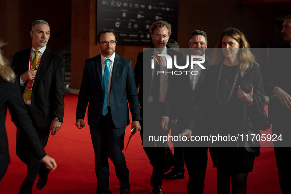 James Franco attends the ''Hey Joe'' red carpet during the 19th Rome Film Festival at Auditorium Parco Della Musica in Rome, Italy, on Octob...