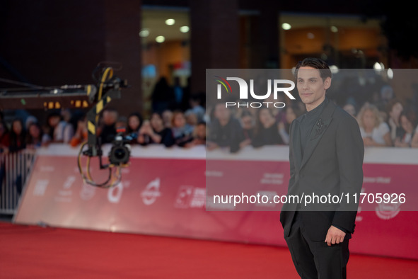 Francesco Di Napoli attends the ''Hey Joe'' red carpet during the 19th Rome Film Festival at Auditorium Parco Della Musica in Rome, Italy, o...